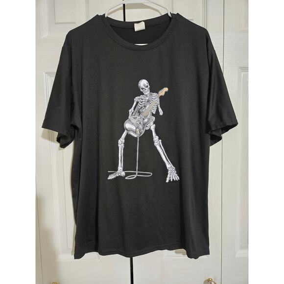 Unknown brand large men's black skeleton tee - Picture 1 of 6